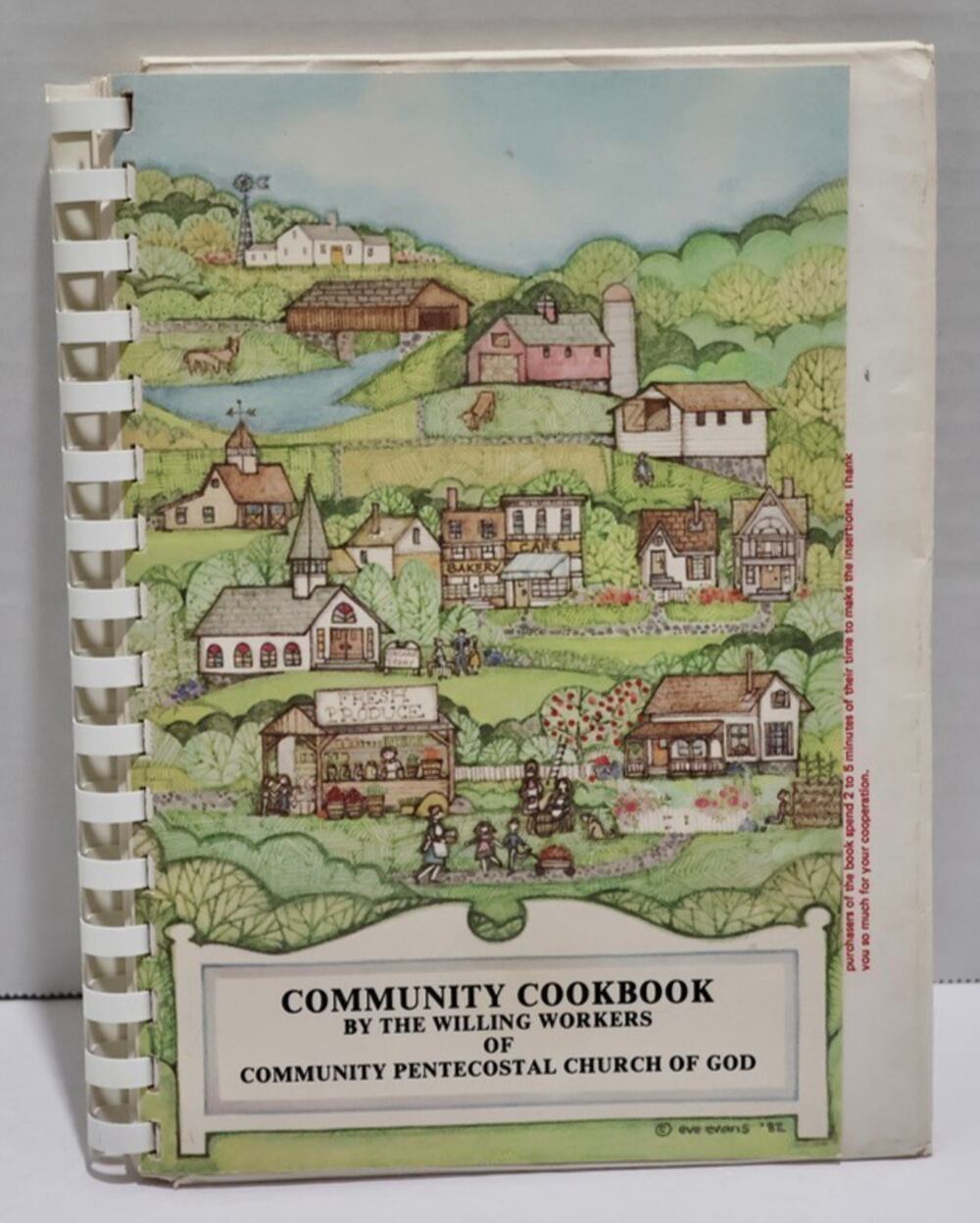 Community Cookbook Pentecostal Church Independence KY Spiral 1984